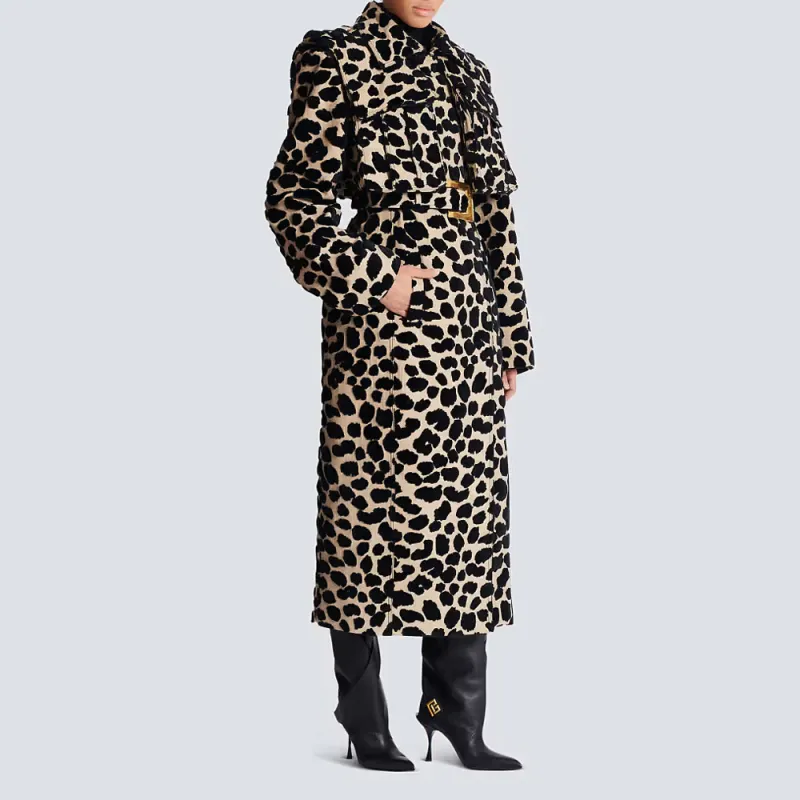 BALMAIN Trench Coat Women's Multicolor-3