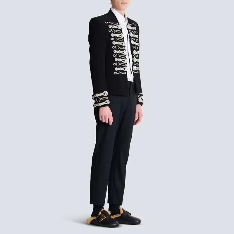 BALMAIN Jackets & Coats Men's Black-5