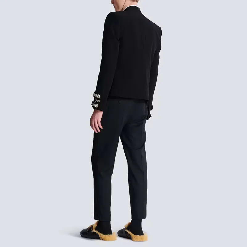 BALMAIN Jackets & Coats Men's Black-4