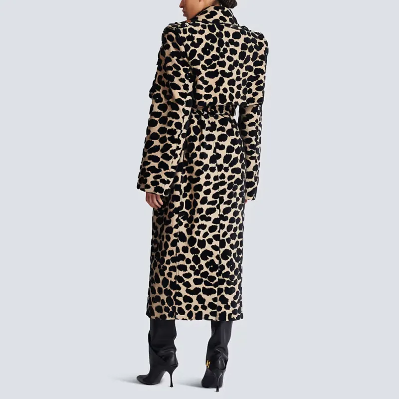 BALMAIN Trench Coat Women's Multicolor-2