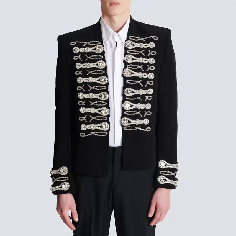 BALMAIN Jackets & Coats Men's Black-2