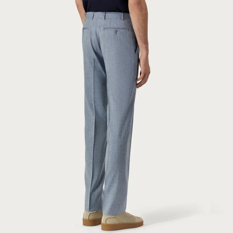 CANALI Suit Trouser Men's Light Blue-2