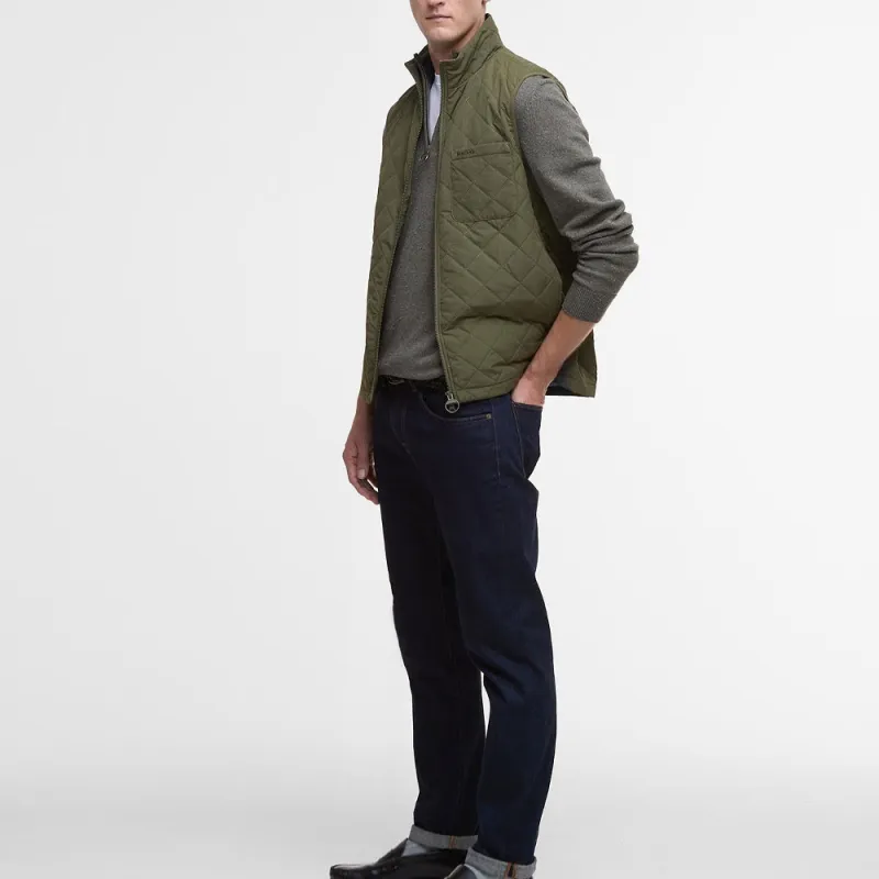 BARBOUR Vests Men Army Green-3