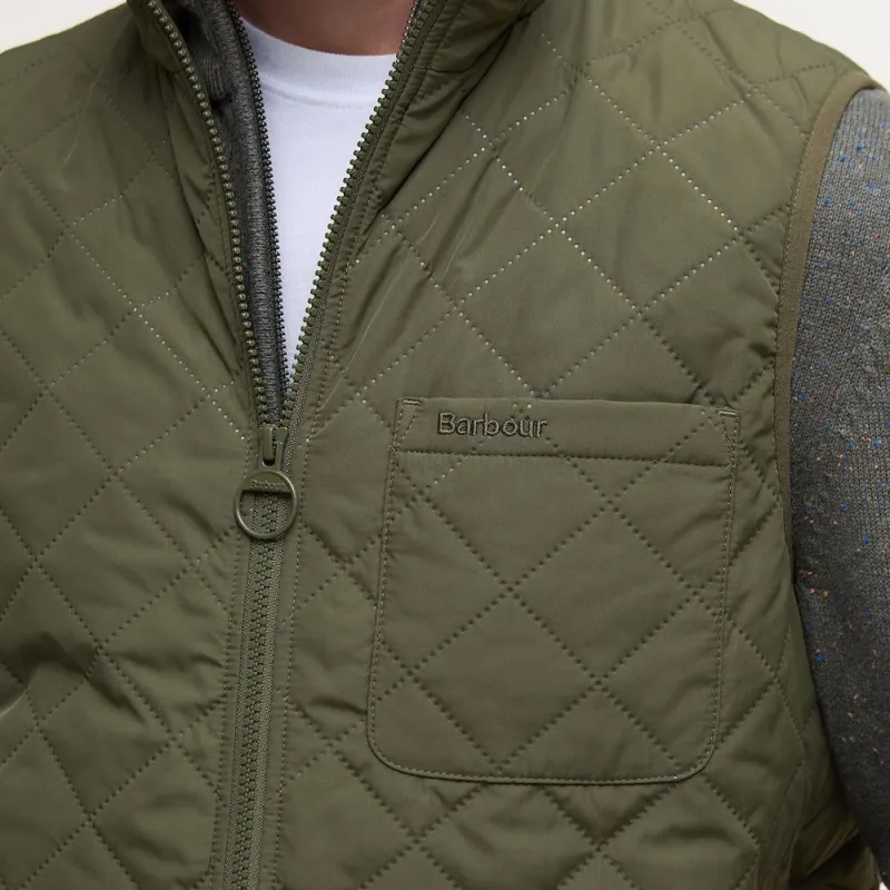 BARBOUR Vests Men Army Green-6
