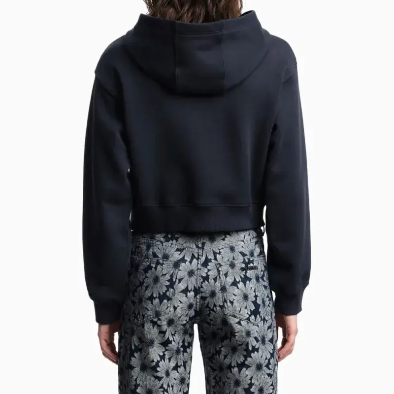 EMPORIO ARMANI Asv Hooded Zip up Sweatshirt From The Peace Capsule Collection-2