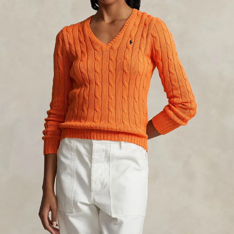 Polo Ralph Lauren Sweater Women's Sun Orange-1