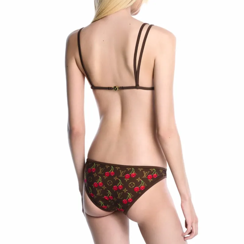 LOUIS VUITTON LV X TM CHERRY BLOSSOM Bikini Women's Brown-2
