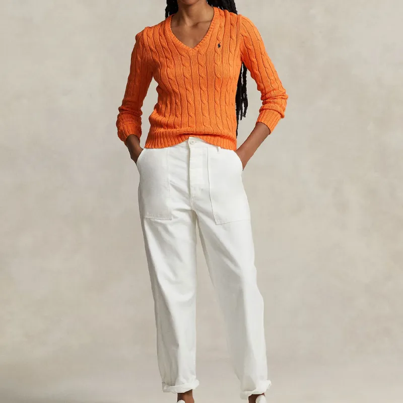 Polo Ralph Lauren Sweater Women's Sun Orange-3