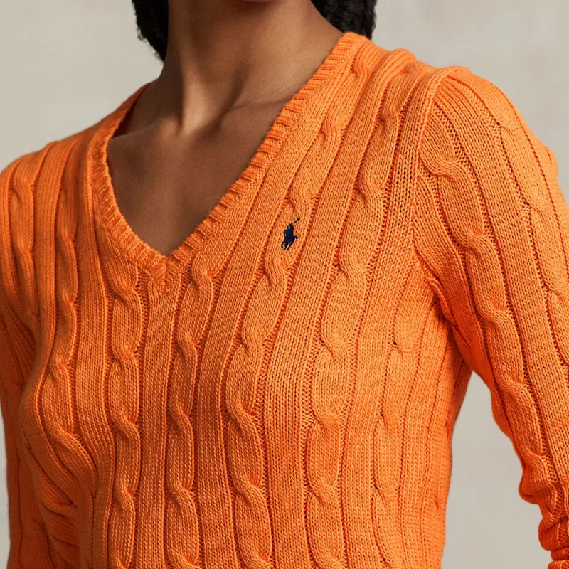 Polo Ralph Lauren Sweater Women's Sun Orange-4