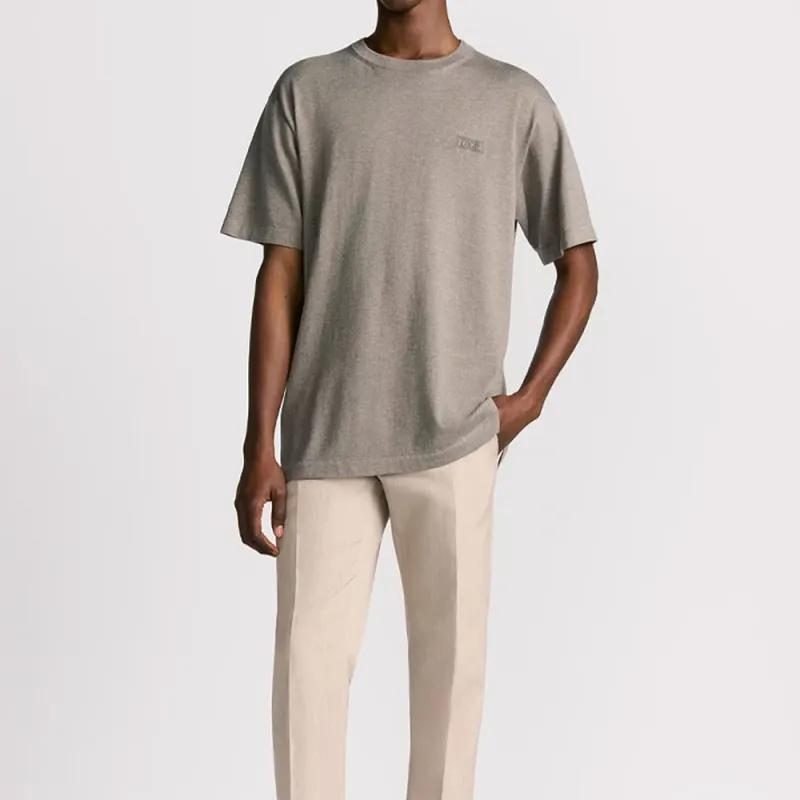 DIOR T Shirts Men Beige-3