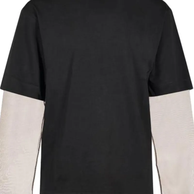 DRIES VAN NOTEN Hemal Layered Long Sleeved T Shirt-5