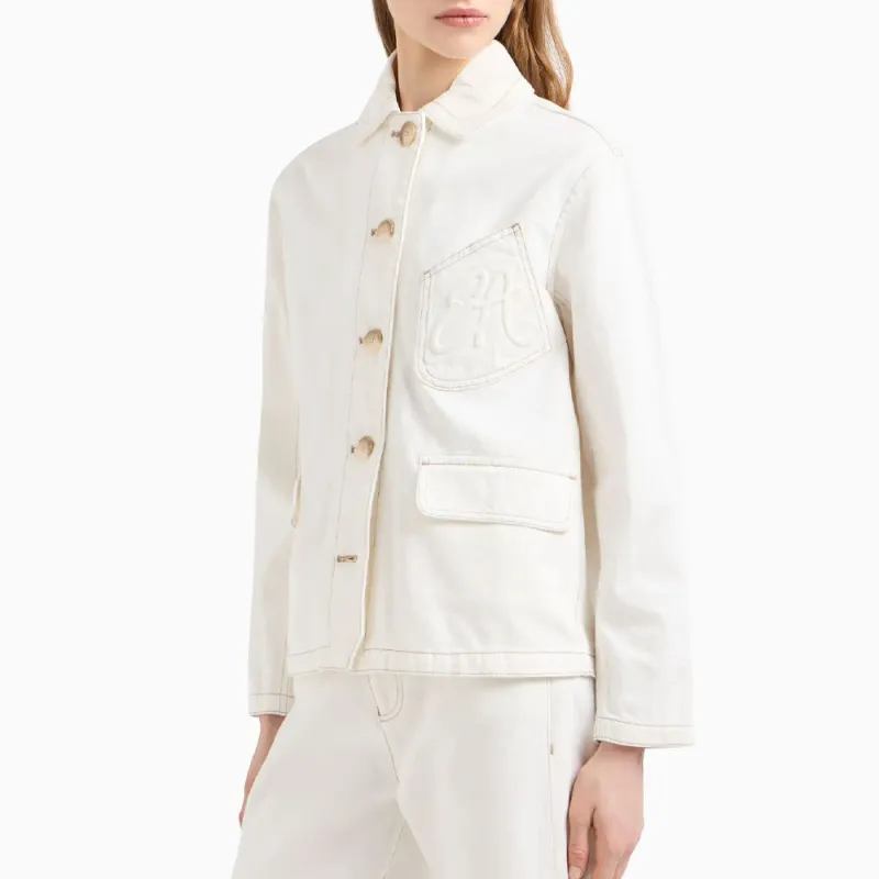 EMPORIO ARMANI Cotton Drill Blouson-1
