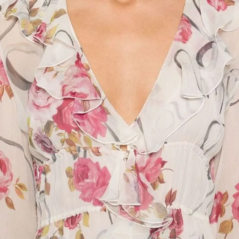 Blumarine Floral print Maxi Dress-5