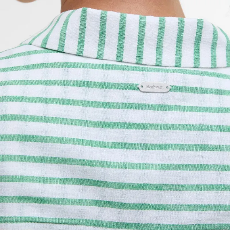 BARBOUR Short Sleeved Dress Women's Green-7