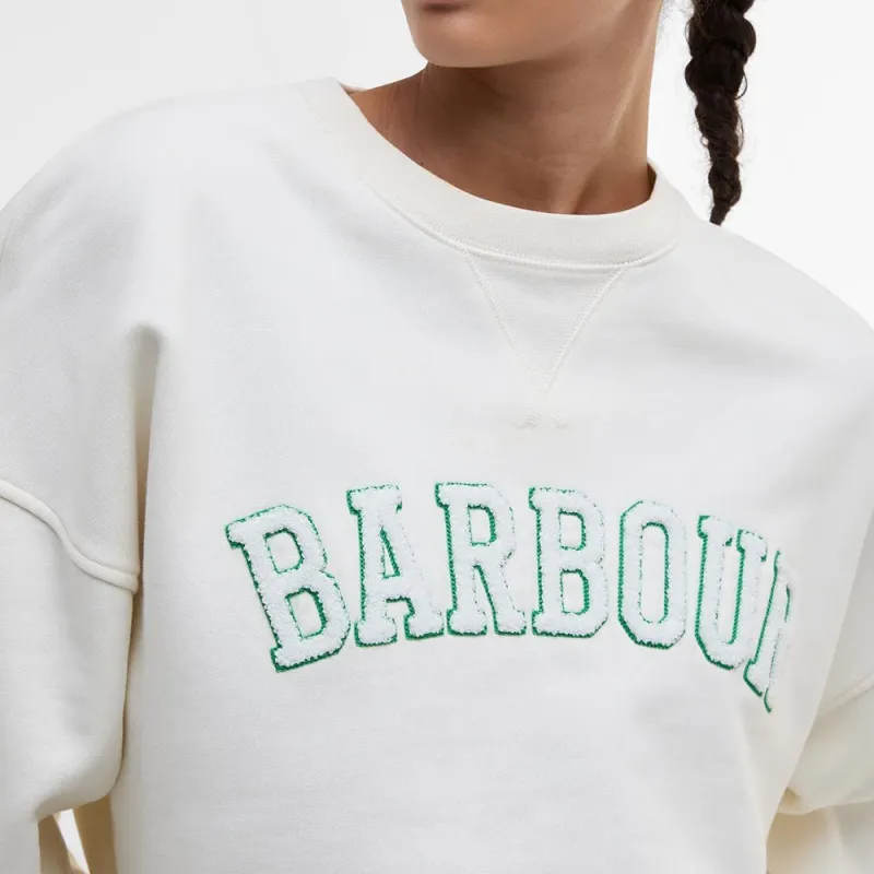 BARBOUR Sweatshirt Women's Beige-4