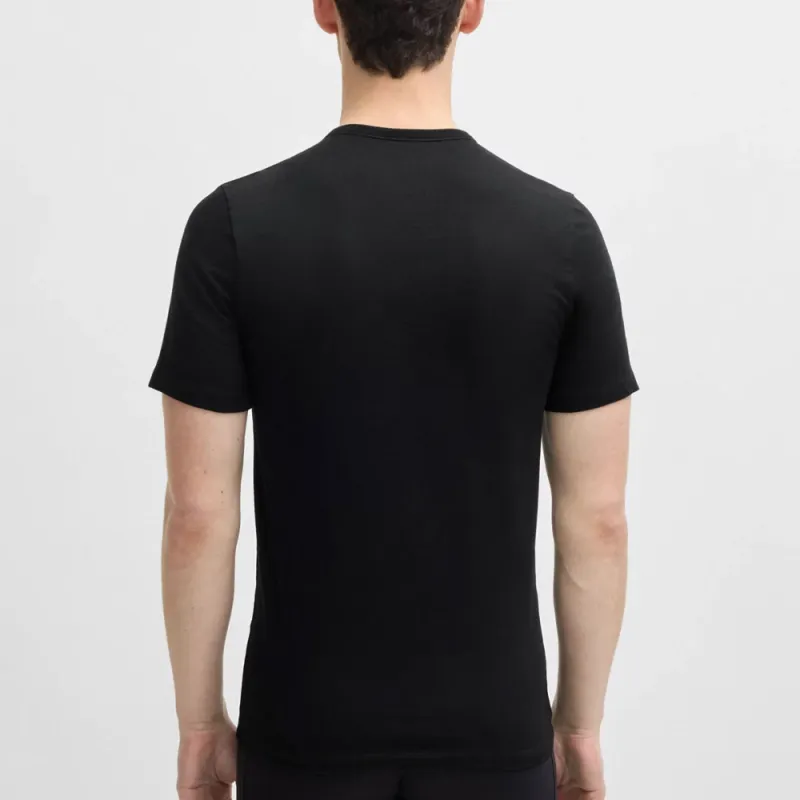 HUGO BOSS T Shirts Men 3 Pack White+Black+Khaki-4