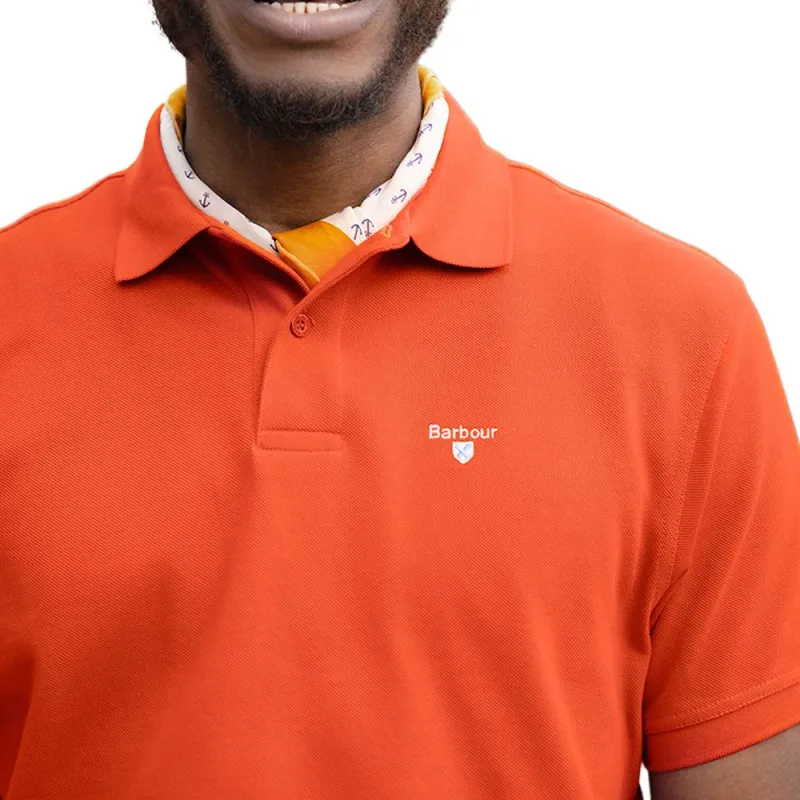 BARBOUR Polo Shirts Unisex Red-3