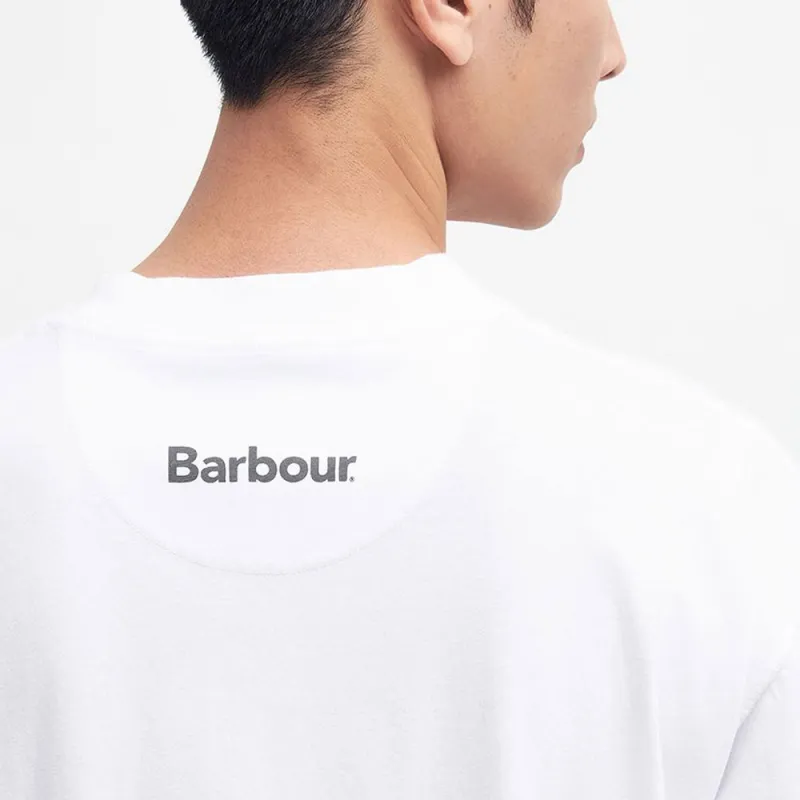 BARBOUR T Shirts Men White-5