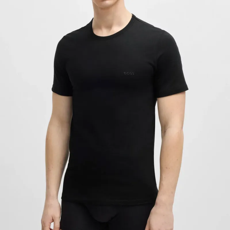 HUGO BOSS T Shirts Men 3 Pack White+Black+Khaki-1