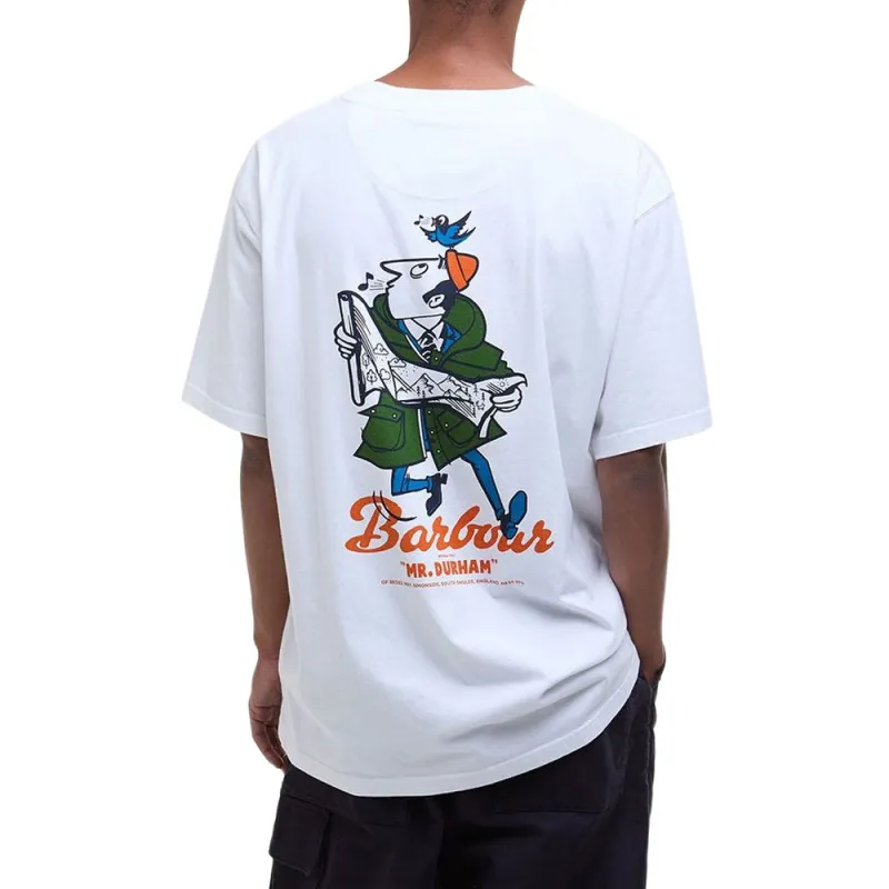 BARBOUR T Shirts Men White-3