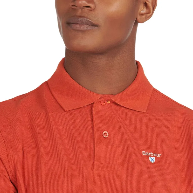 BARBOUR Polo Shirts Unisex Red-2