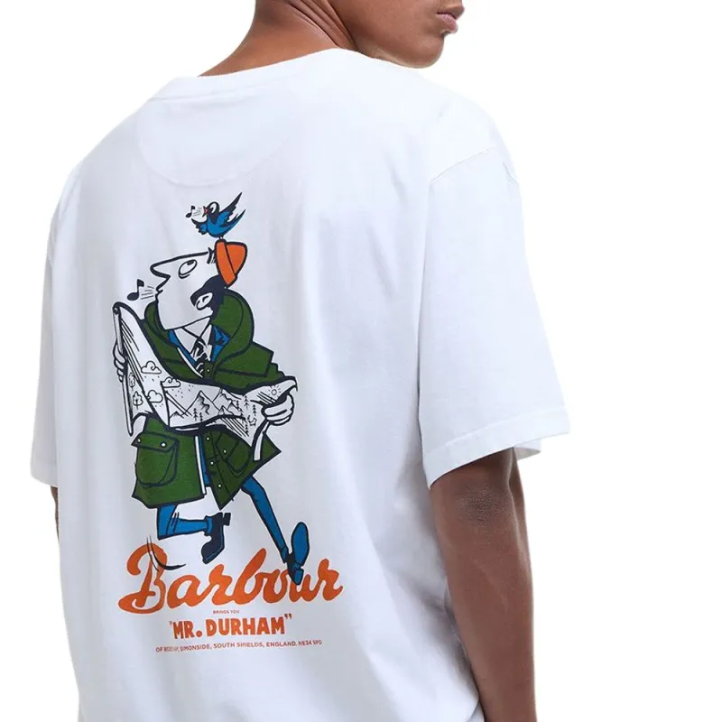 BARBOUR T Shirts Men White-5
