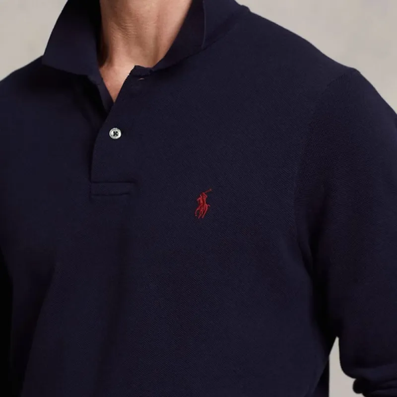 Polo Ralph Lauren FW22 Polo Shirt Men's Marine Blue-4