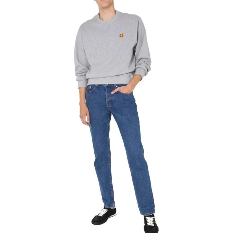 KENZO Mid Rise Straight Leg Jeans-3