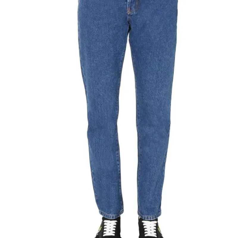 KENZO Mid Rise Straight Leg Jeans-4