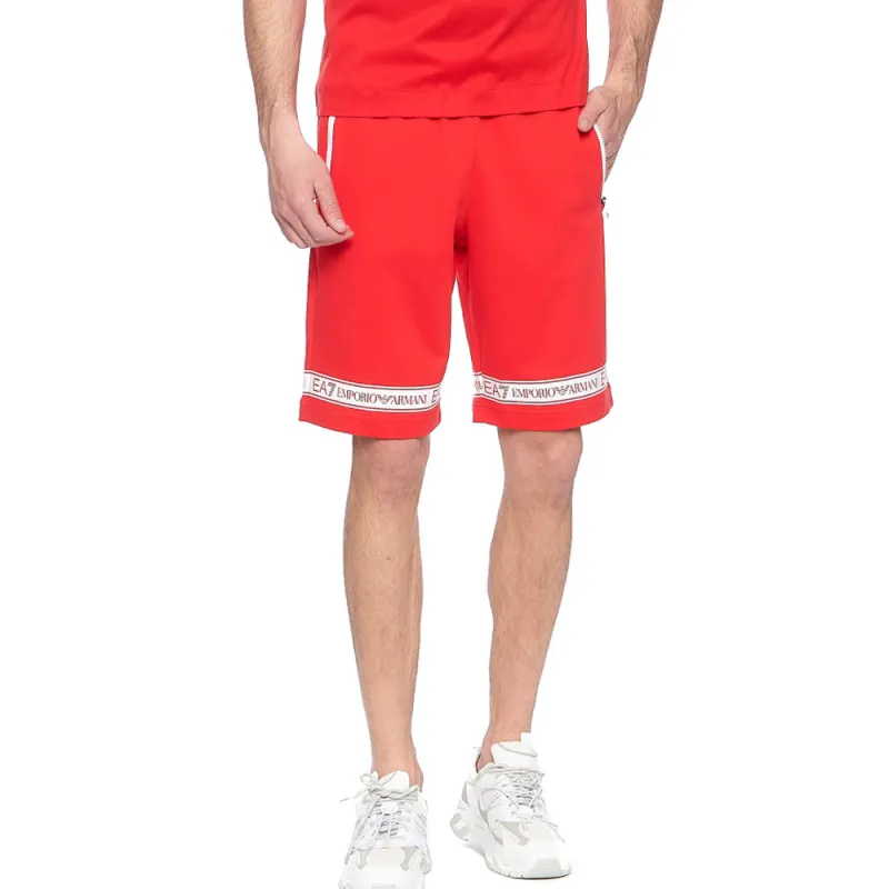 EMPORIO ARMANI EA7 Casual Shorts Men's Racing Red-3