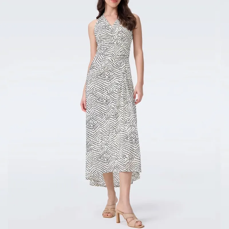 Diane Von Furstenberg FW25 Sleeveless Dress Women's White-1