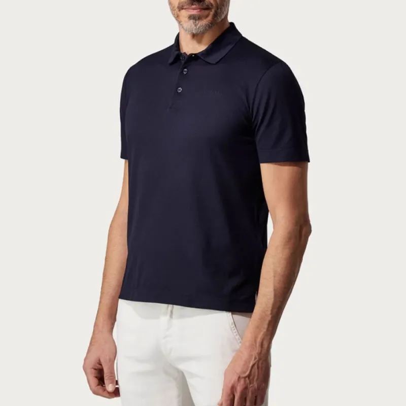 CANALI Polo Shirt Men's Navy Blue-1