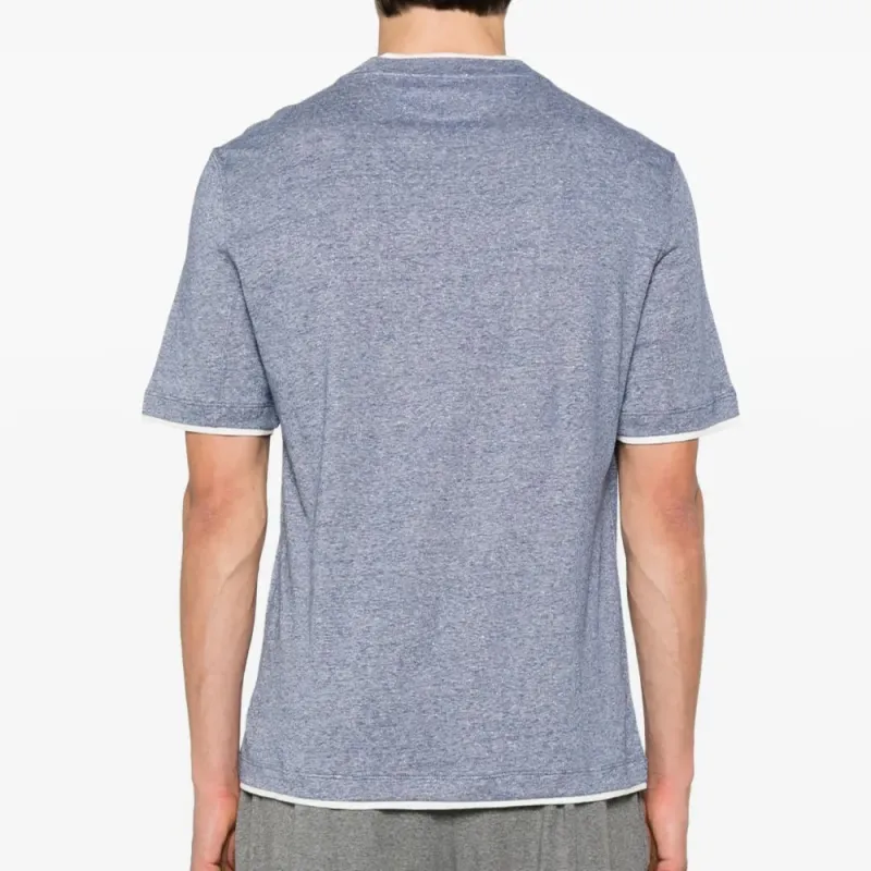 Brunello Cucinelli Layered Effect Crewneck T Shirt-2