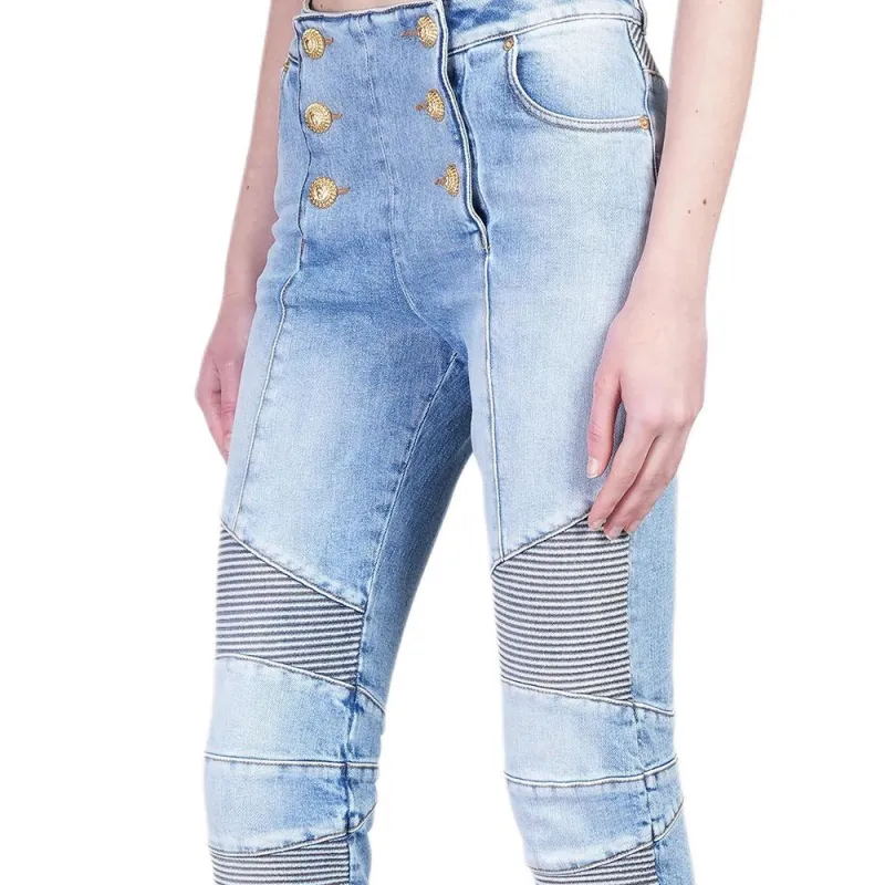 BALMAIN Panelled Jeans-5