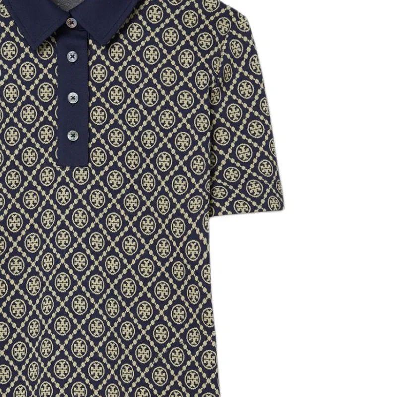 TORY BURCH T-Monogram Polo Dress-4