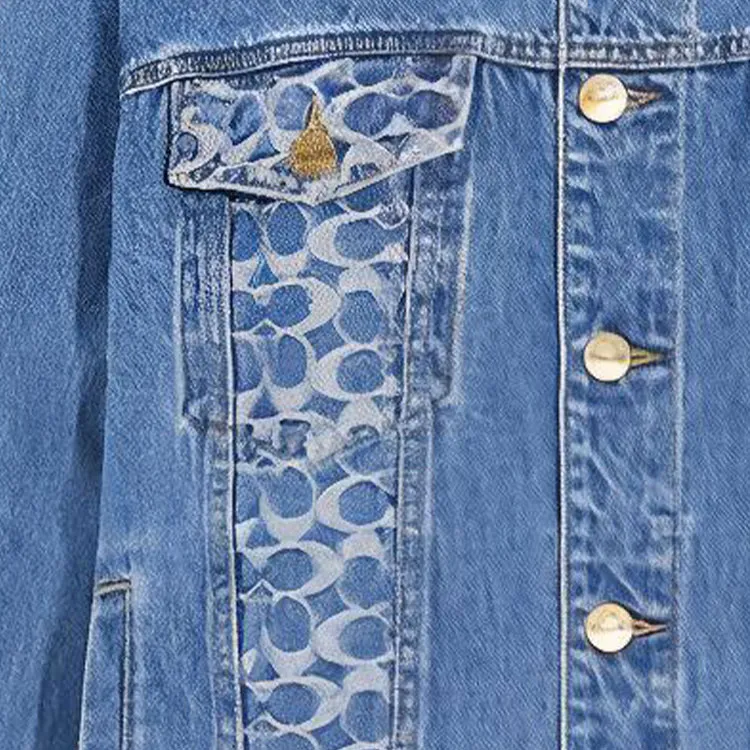 COACH SS22 Denim Jacket Women's Indigo-3