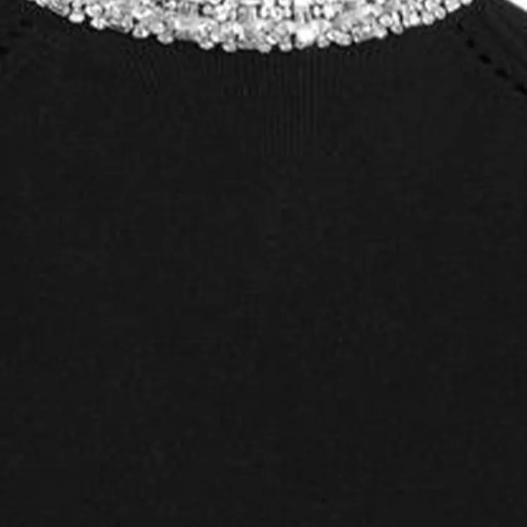 CELINE Embroidered Cropped Cardigan In Cashmere-6