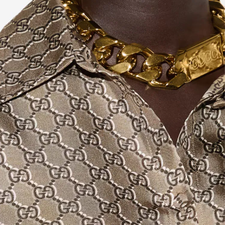 GUCCI Shirt Women's Light Umber-5