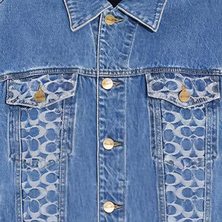 COACH SS22 Denim Jacket Women's Indigo-4