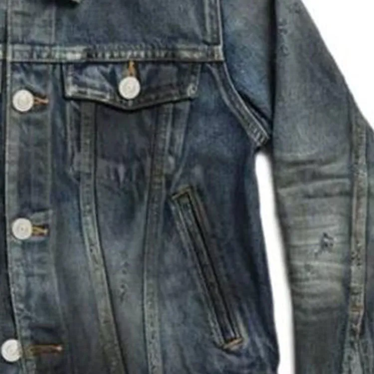 Balenciaga SS23 Denim Jacket Small Size Fit Women's Blue-6