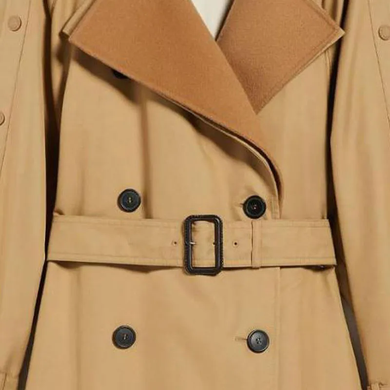 MaxMara Weekend Series Trench Coat Women's Beige-3