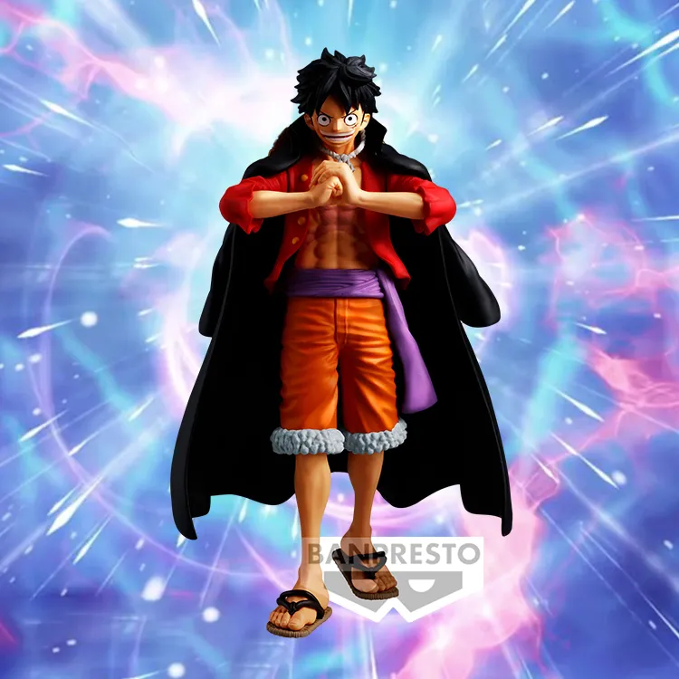 BANPRESTO Special Version Glass Factory, One Piece THE Departure Version A, Monkey D. Luffy Bonus Gifts-3