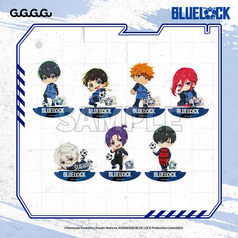 GuGuGuGu Blue Lock Blue Restricted Area Q-Version Acrylic Shake-and-Rattle Standee Acrylic Stands-2