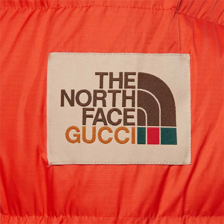 GUCCI x The North Face Down Jacket Winter Men's Orange-4