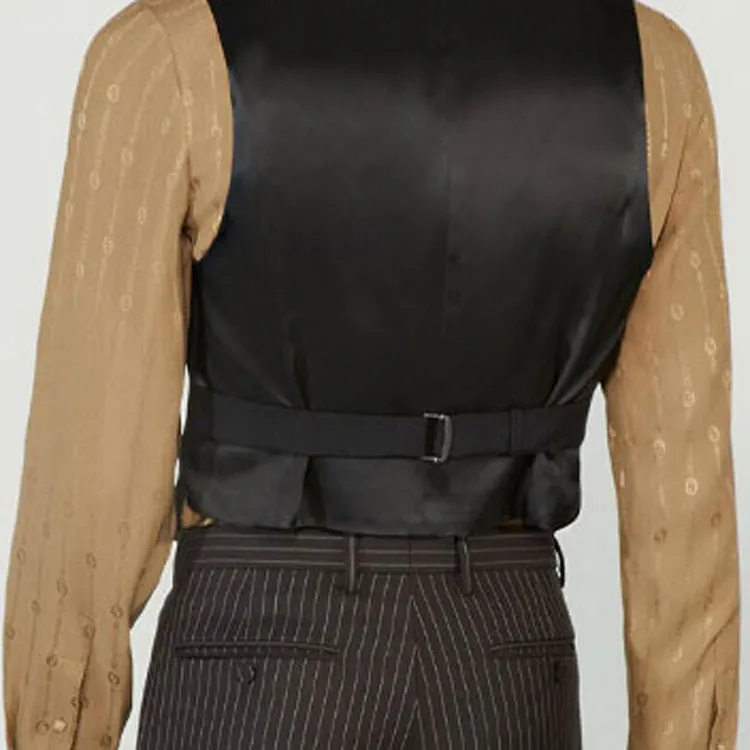 GUCCI X Harry Styles Co branded Vest Men's Black-4