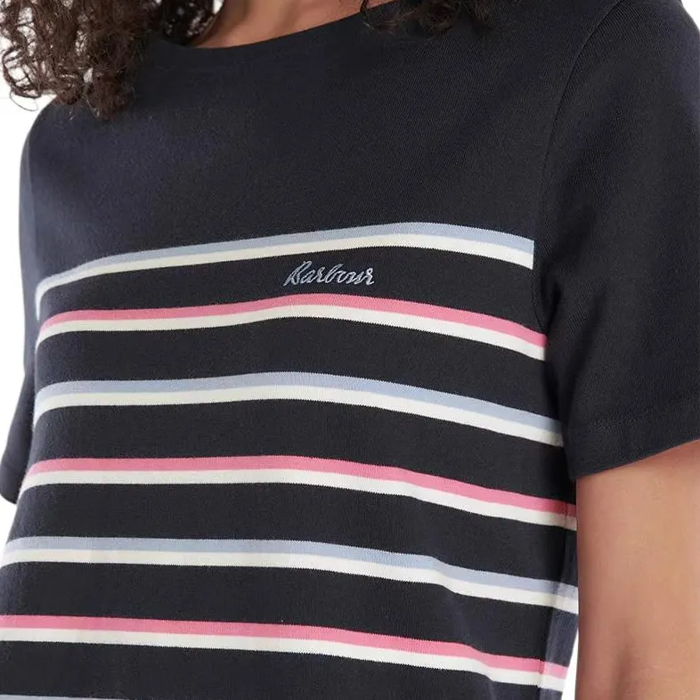 BARBOUR Short-Sleeved Dresses Women's Black-7
