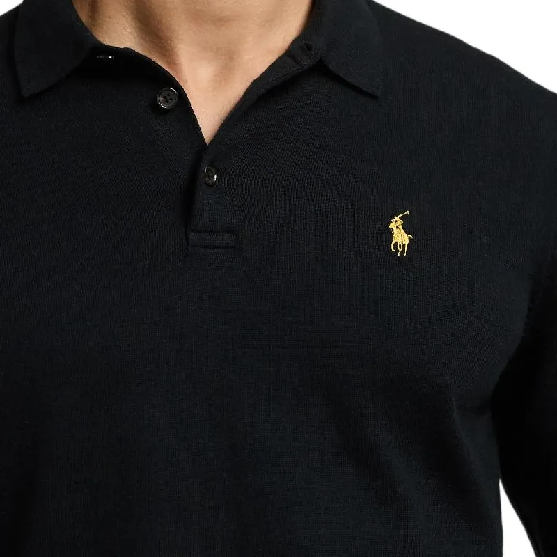 Polo Ralph Lauren Polo Shirt Men's Black-5