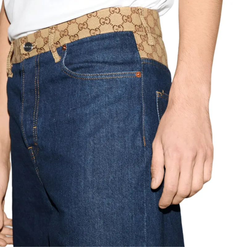 GUCCI Denim Shorts-5