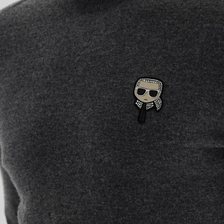 KARL LAGERFELD FW24 Sweater Men's Dark Gray-8