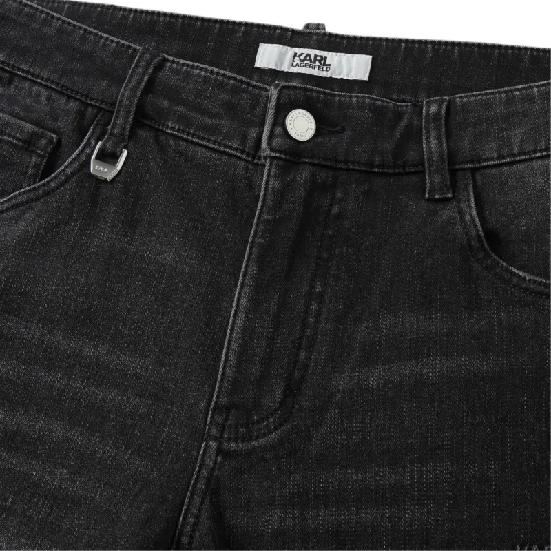 KARL LAGERFELD FW24 Jeans Men's Black-4